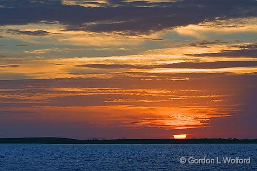 Powderhorn Lake Sunset_28099.jpg - Photographed near Port Lavaca, Texas, USA.
